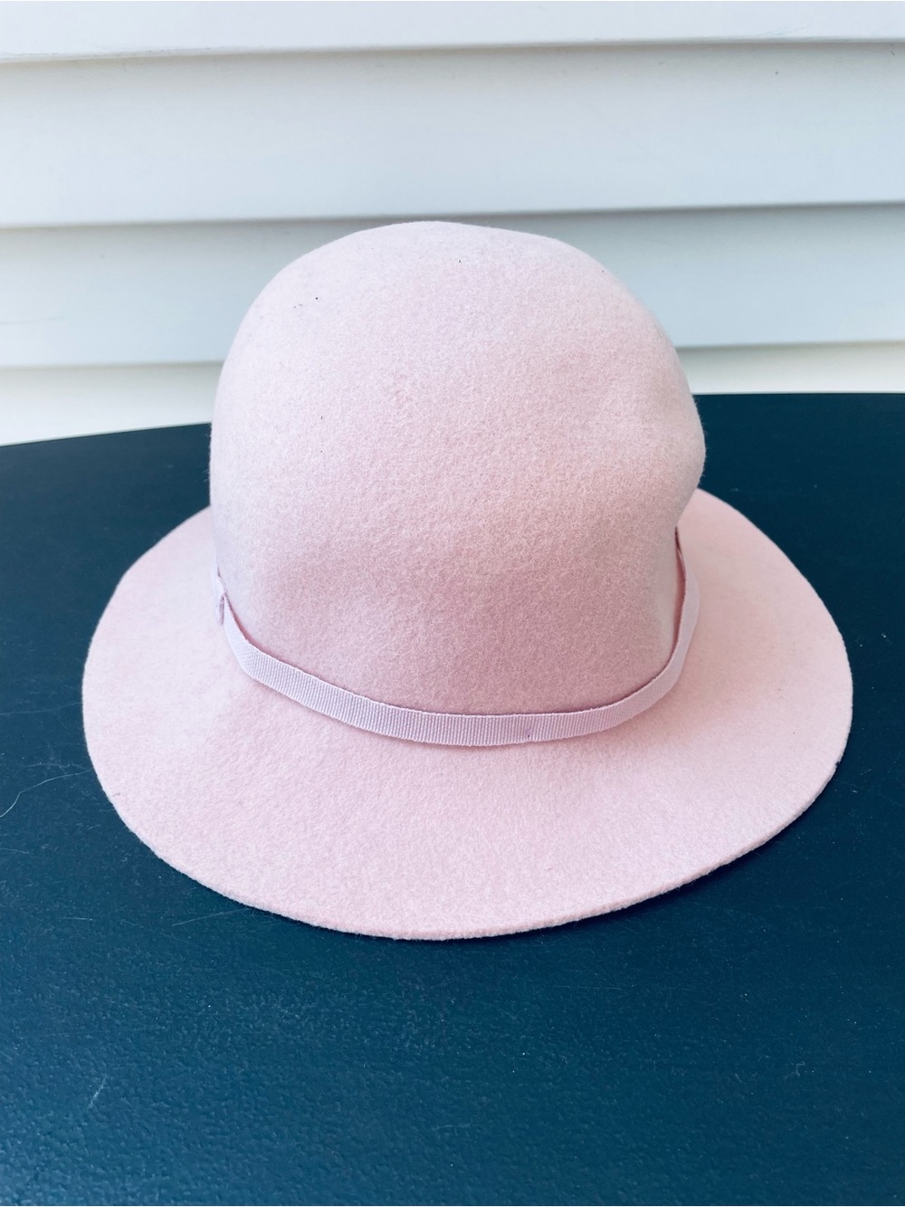 J. Crew Light Pink Wool Felt Cloche Hat